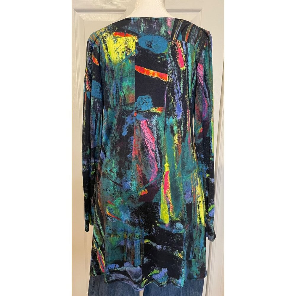 Vtg Salaam Womens Scoop Neck Tunic Top Size S Y2K 90s Fairy Twee Indie Whimsical - Picture 3 of 13